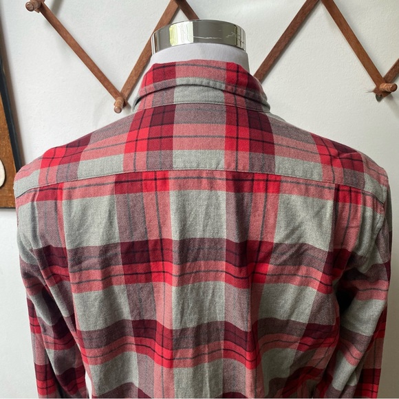 Bonobos Plaid Flannel Button Down Shirt - Picture 8 of 12